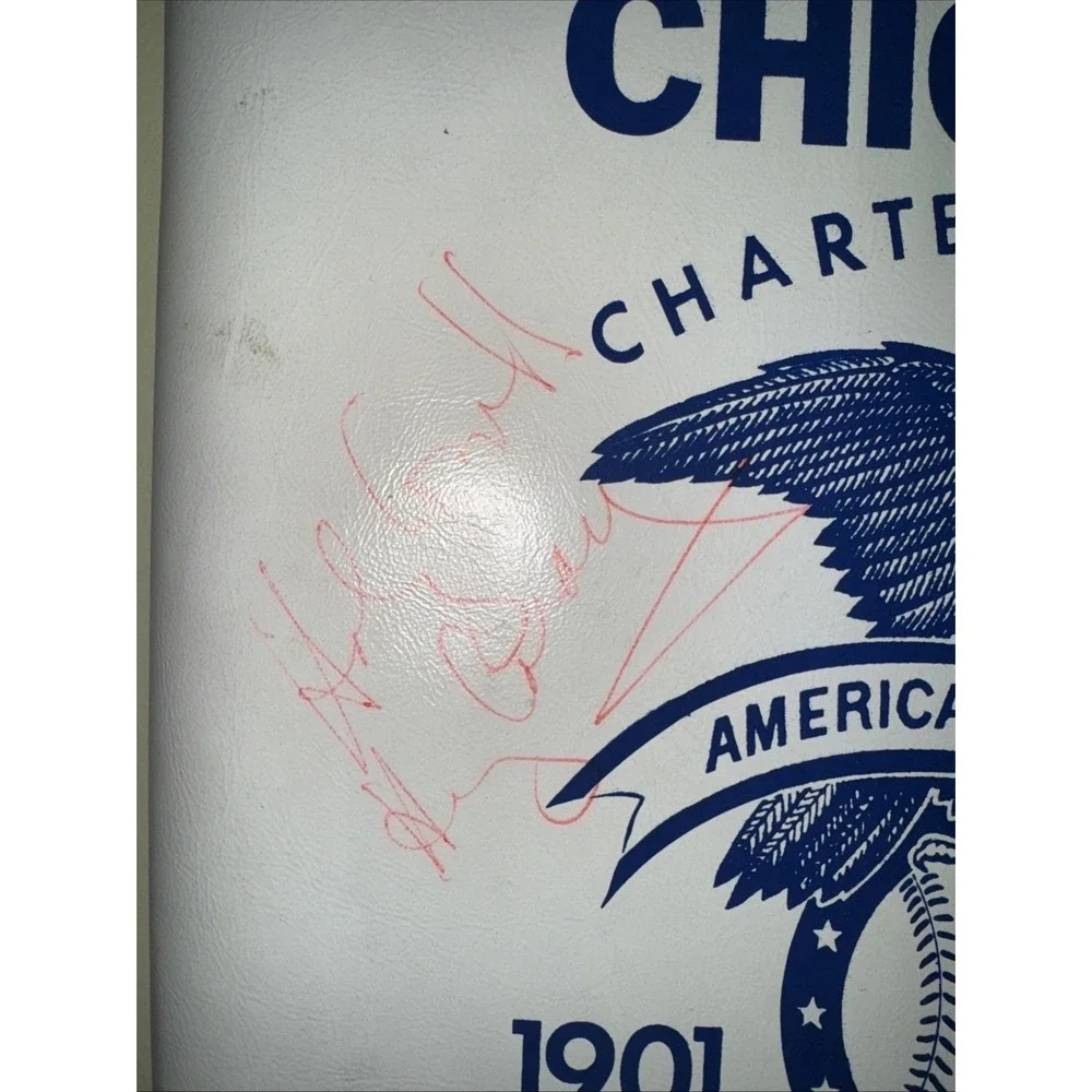Vintage Rare Charter Member Chicago White Sox foam seat cushion 1901-1975.